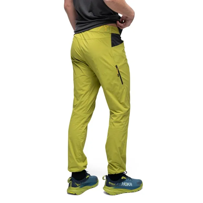 Men Bergans Of Norway Hiking Pants Y Lightline Vapor Pants Golden Lime Green
