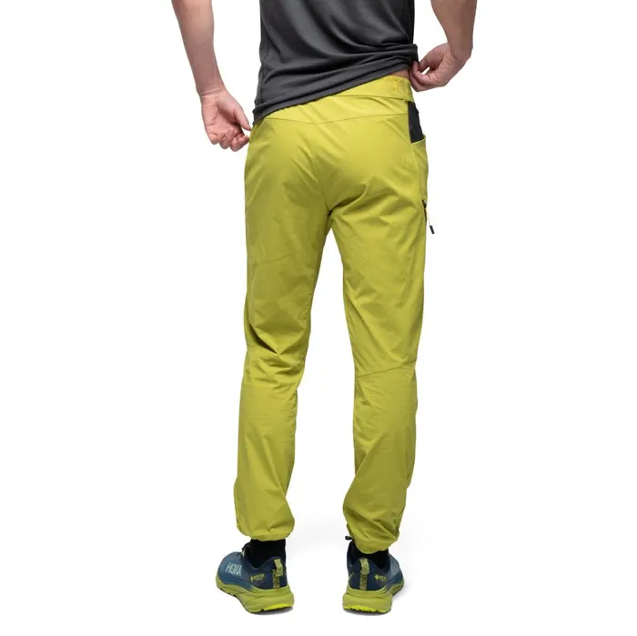 Men Bergans Of Norway Hiking Pants Y Lightline Vapor Pants Golden Lime Green
