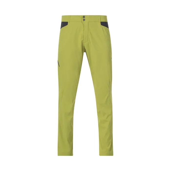 Men Bergans Of Norway Hiking Pants Y Lightline Vapor Pants Golden Lime Green