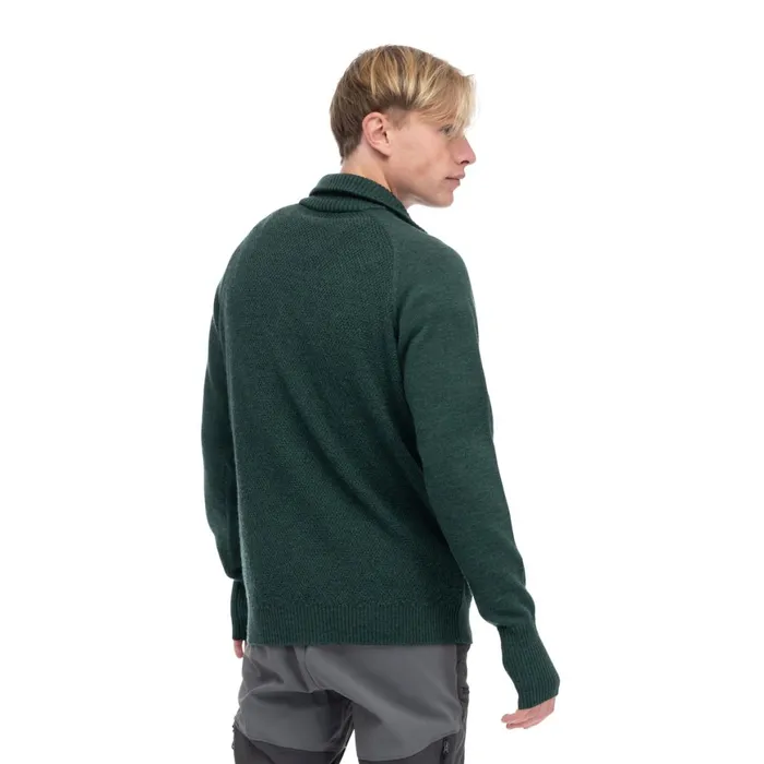 Men Bergans Of Norway Jumpers And Long Sleeves Ulriken Light Merino Jumper Duke Green