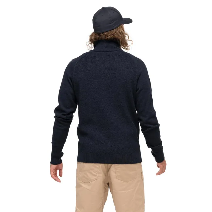 Men Bergans Of Norway Jumpers And Long Sleeves Ulriken Light Merino Jumper Navy Blue
