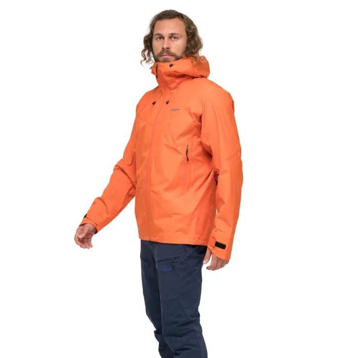 Men Bergans Of Norway Shell Jackets Rabot Light 3l Shell Jacket Alert Orange