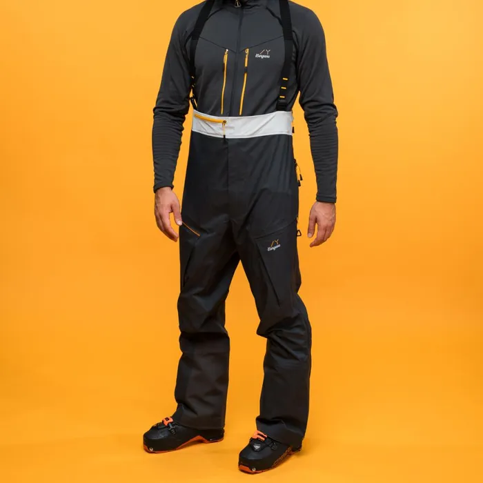 Men Bergans Of Norway Shell Pants Y Mountainline Breathe 3l Shell Bib Pants