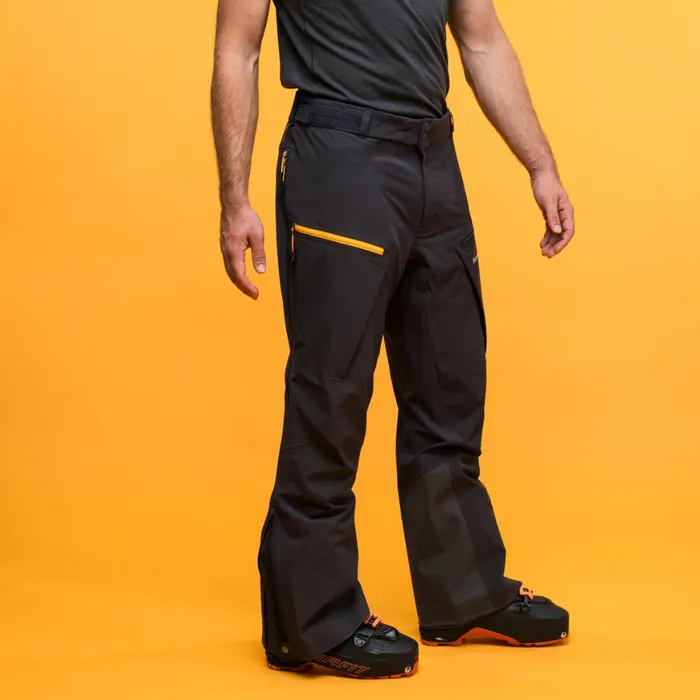 Men Bergans Of Norway Ski Pants Y Mountainline Hybrid Softshell Pants Dark Shadow Grey