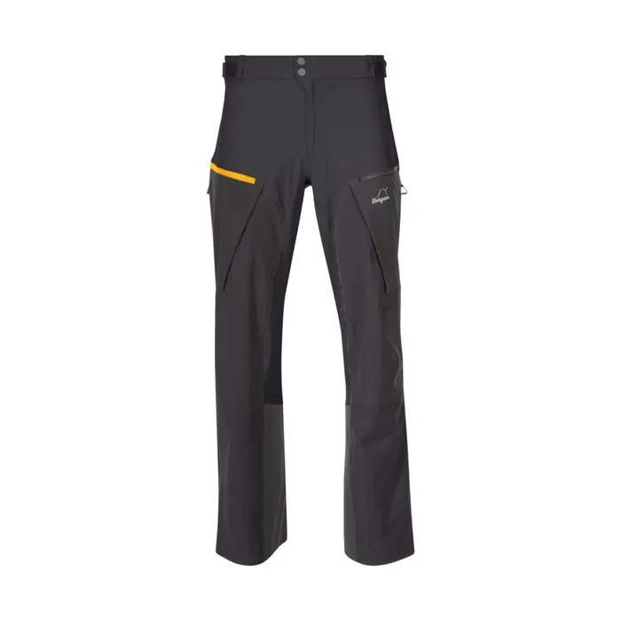 Men Bergans Of Norway Ski Pants Y Mountainline Hybrid Softshell Pants Dark Shadow Grey