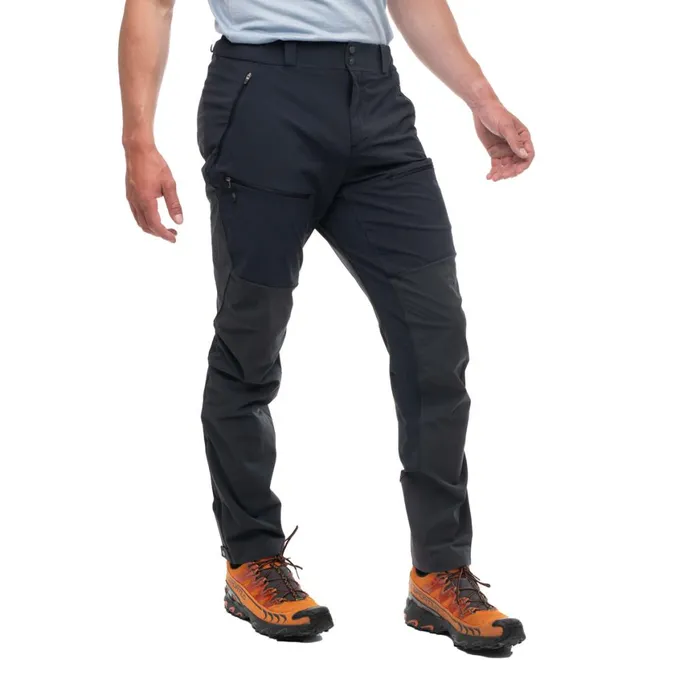 Men Bergans Of Norway Softshell Pants Rabot Softshell Pants Black Dark Shadow Grey