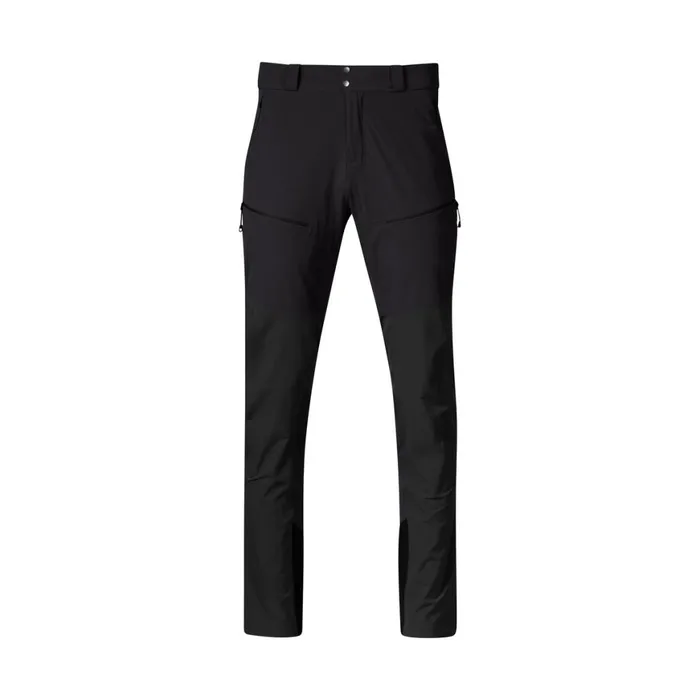 Men Bergans Of Norway Softshell Pants Rabot Softshell Pants Black Dark Shadow Grey