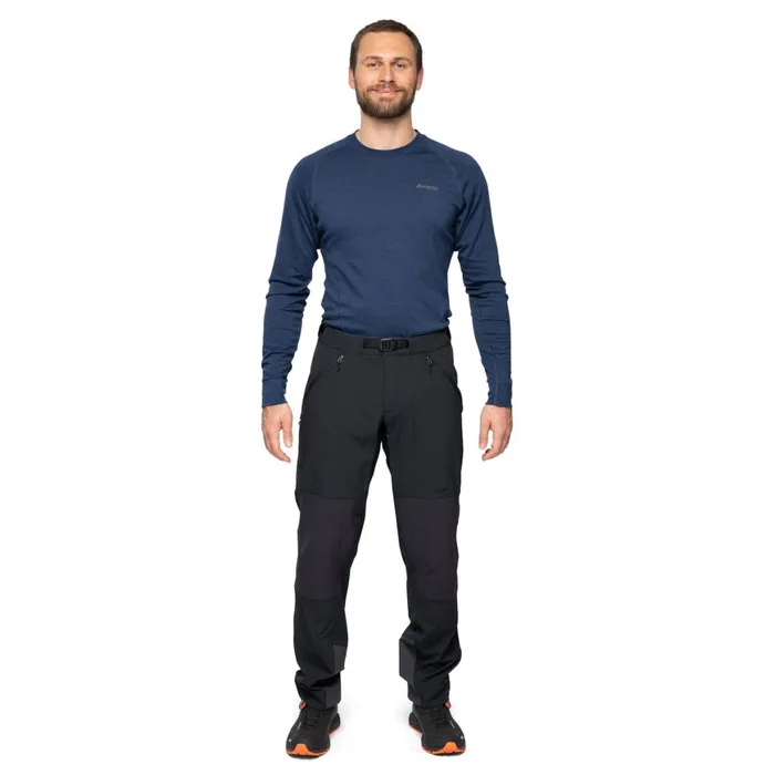 Men Bergans Of Norway Softshell Pants Vaagaa Softshell Pants Black
