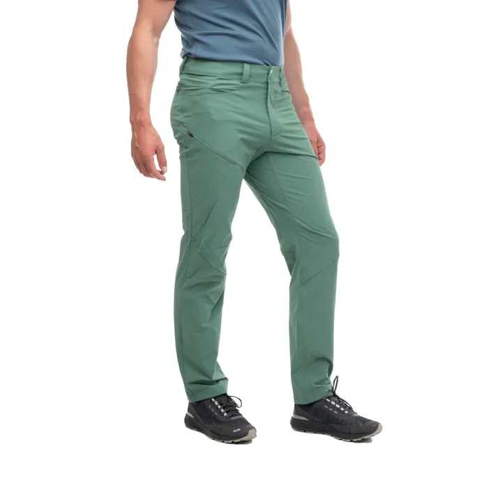 Men Bergans Of Norway Softshell Pants Vandre Light Softshell Pants Dark Jade Green
