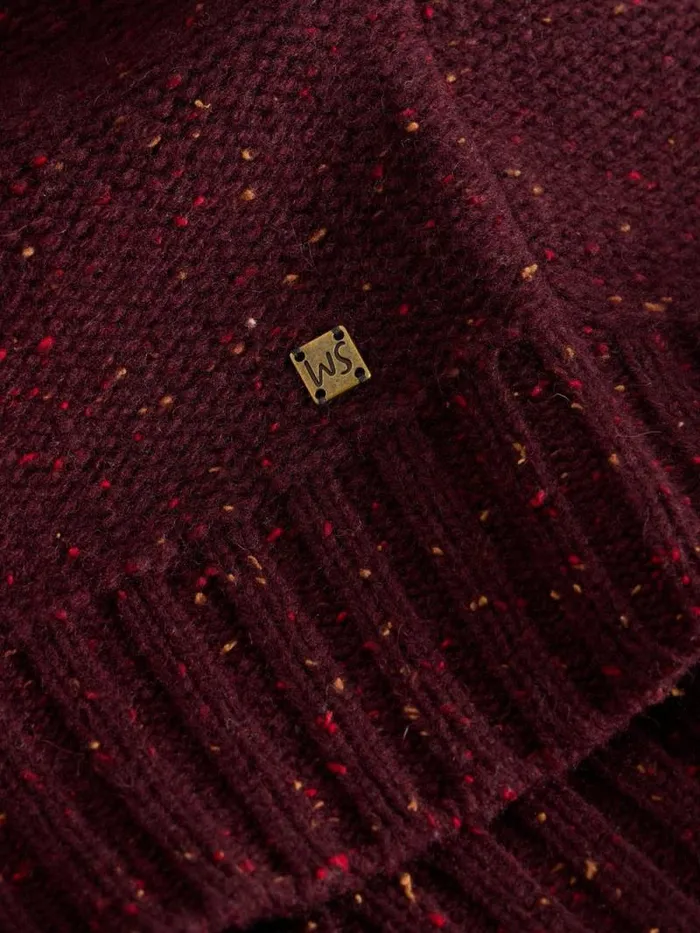 Men Berkley Crew Neck Jumper Plum Multi White Stuff Knitwear Men Berkley Crew Neck Jumper Plum Multi White Stuff Knitwear