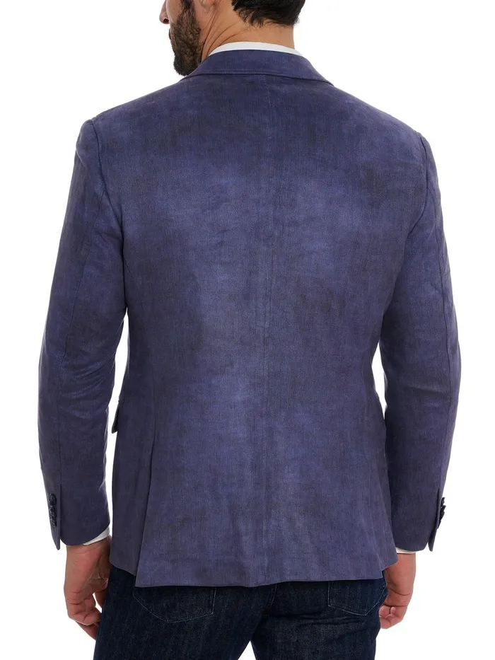 Men Blazers Robert Graham LUBRANO VELOUR BLAZER Grey