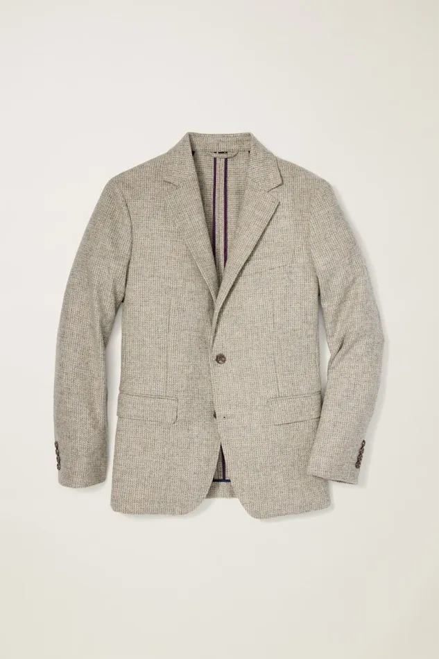 Men Bonobos Blazers and Sport Coats Effortlessly Refined Bonobos Jetsetter Unconstructed Blazer Oatmeal Gray Houndstooth Men Bonobos Blazers and Sport Coats Effortlessly Refined Bonobos Jetsetter Unconstructed Blazer Oatmeal Gray Houndstooth