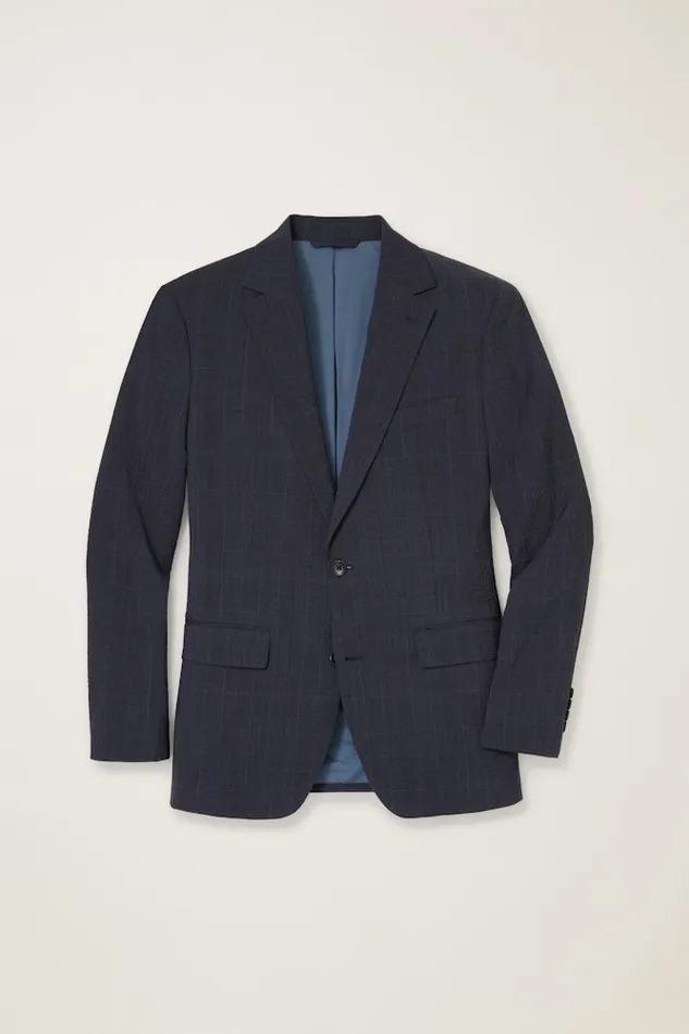 Men Bonobos Blazers and Sport Coats Jetsetter Italian Seersucker Blazer Navy Purple Glen Plaid Men Bonobos Blazers and Sport Coats Jetsetter Italian Seersucker Blazer Navy Purple Glen Plaid