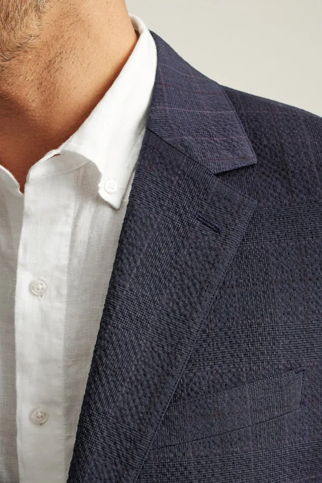 Men Bonobos Blazers and Sport Coats Jetsetter Italian Seersucker Blazer Navy Purple Glen Plaid Men Bonobos Blazers and Sport Coats Jetsetter Italian Seersucker Blazer Navy Purple Glen Plaid