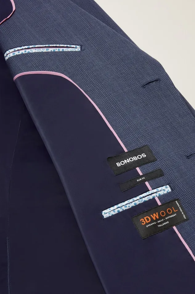 Men Bonobos Blazers and Sport Coats Jetsetter Stretch Italian Wool Suit Jacket Navy Glen Plaid Men Bonobos Blazers and Sport Coats Jetsetter Stretch Italian Wool Suit Jacket Navy Glen Plaid