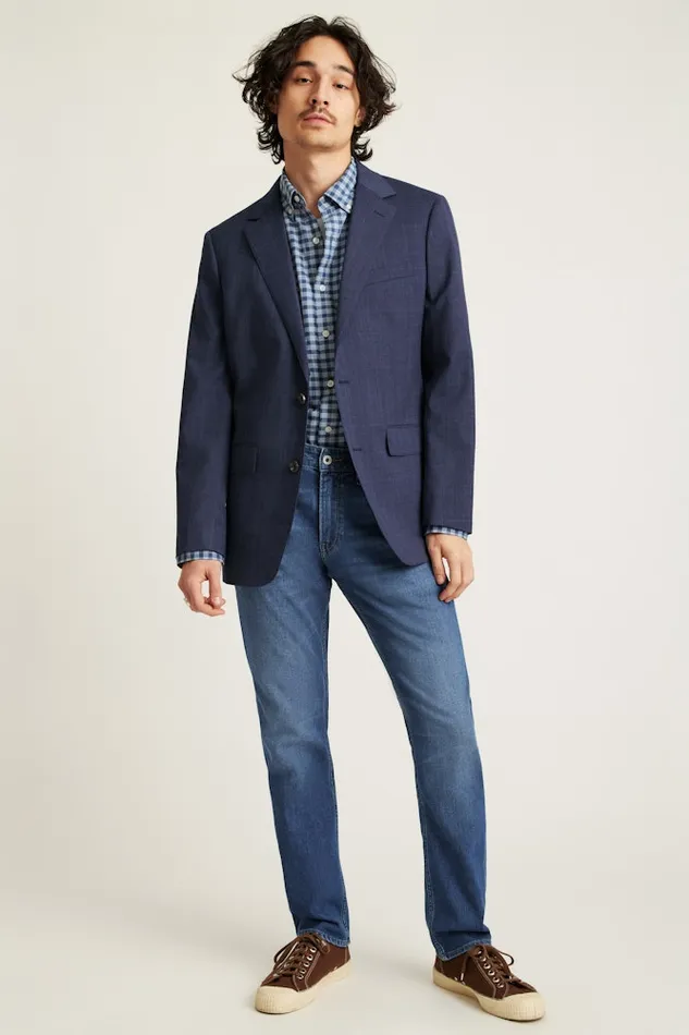 Men Bonobos Blazers and Sport Coats Jetsetter Stretch Italian Wool Suit Jacket Navy Glen Plaid Men Bonobos Blazers and Sport Coats Jetsetter Stretch Italian Wool Suit Jacket Navy Glen Plaid