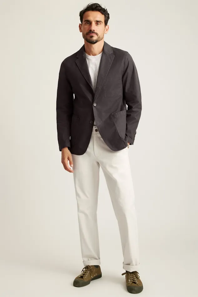 Men Bonobos Blazers and Sport Coats Jetsetter Washed Cotton Blazer Washed Black