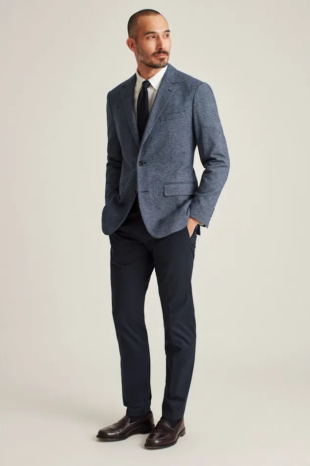 Men Bonobos Blazers and Sport Coats Knit Blazer Navy