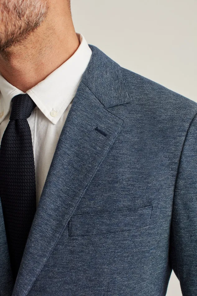 Men Bonobos Blazers and Sport Coats Knit Blazer Navy