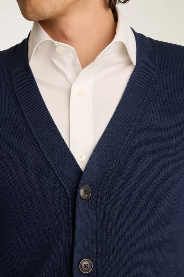 Men Bonobos Cardigan Sweaters Washable Merino Cardigan Navy Blue Men Bonobos Cardigan Sweaters Washable Merino Cardigan Navy Blue