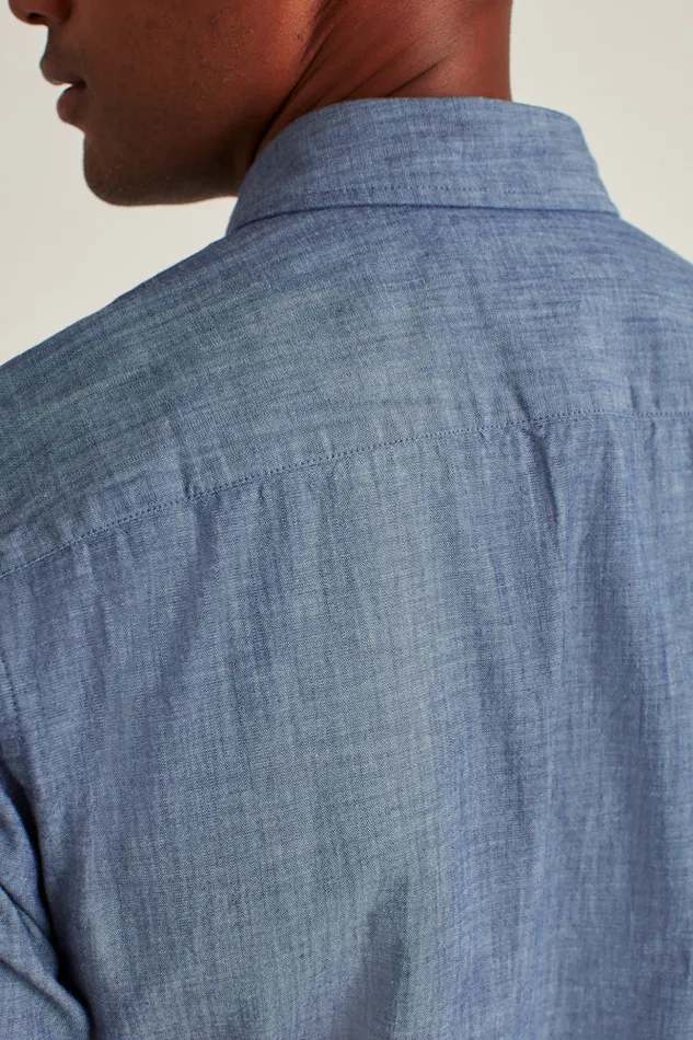 Men Bonobos Casual Shirts Button Up Your Style With Bonobos039 Riviera Short Sleeve Shirt Dark Wash Chambray