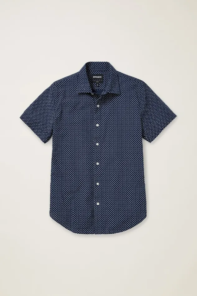 Men Bonobos Casual Shirts Button Up Your Style With Bonobos039 Riviera Short Sleeve Shirt Navy Beckbury Geo