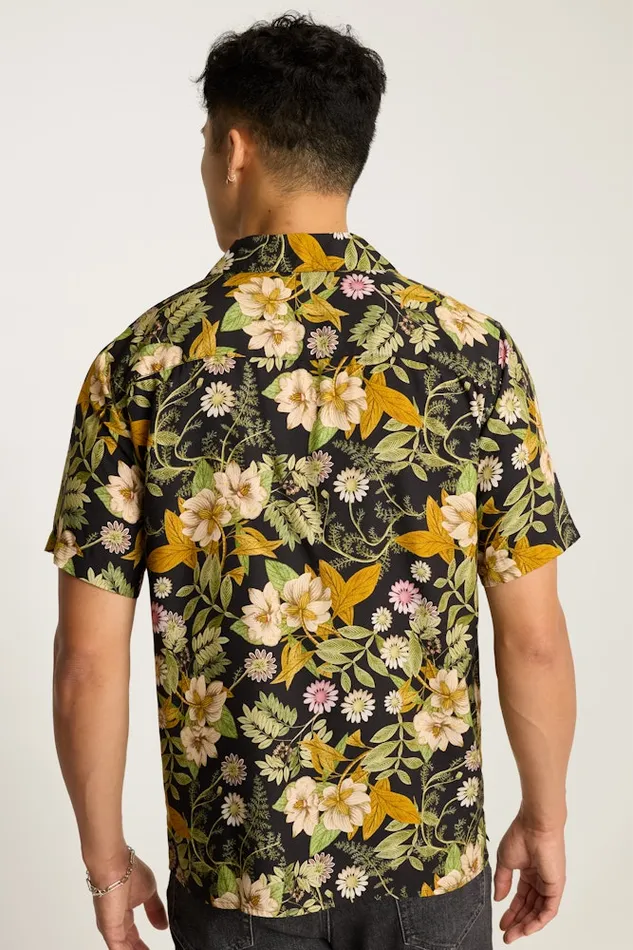 Men Bonobos Casual Shirts Riviera Silk Blend Cabana Shirt Enchanted Floral Men Bonobos Casual Shirts Riviera Silk Blend Cabana Shirt Enchanted Floral
