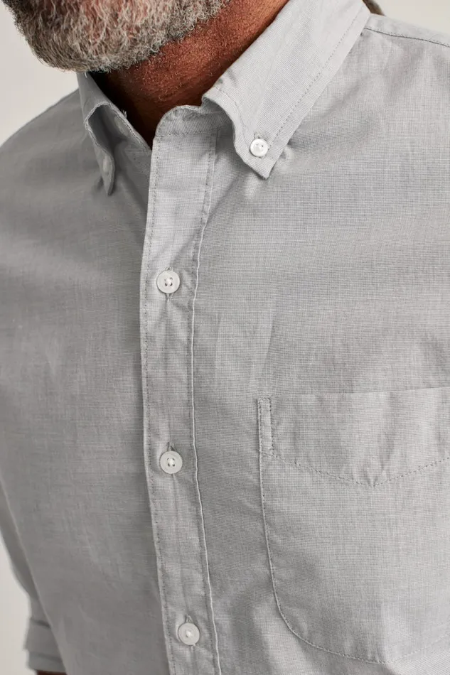 Men Bonobos Casual Shirts Stretch Everyday Shirt Bonobos Cotton Button Down Shirt Grey End On End