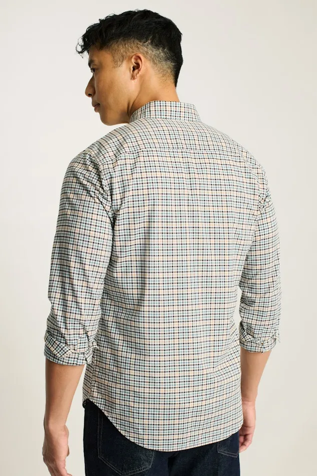 Men Bonobos Casual Shirts Stretch Everyday Shirt Bonobos Cotton Button Down Shirt Khaki Check