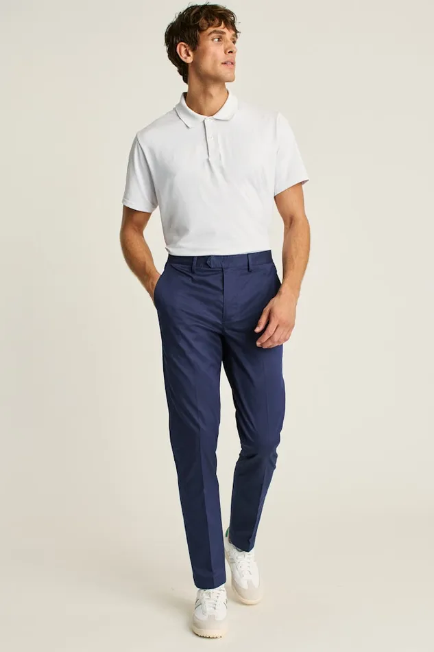 Men Bonobos Chinos Stay Cool Look Sharp With Bonobos039 Tech Trouser Maritime Blue