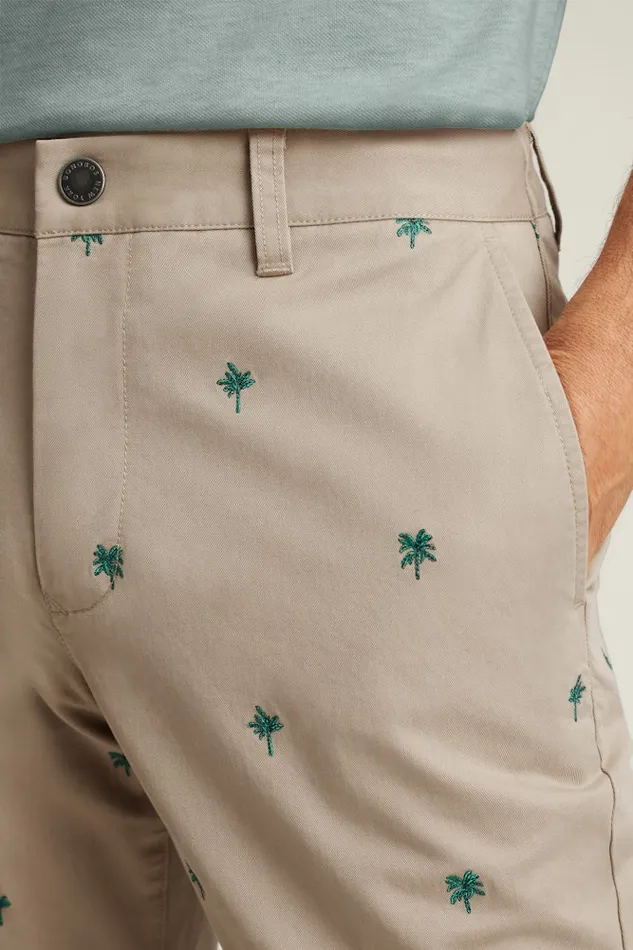 Men Bonobos Chinos Stretch Washed Chino Pants Tailored and Slim Fit Chinos Khaki Palm Palooza