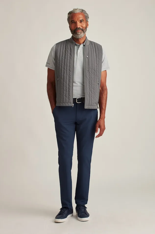 Men Bonobos Crew and VNeck Sweaters The Elements Golf Vest Grey