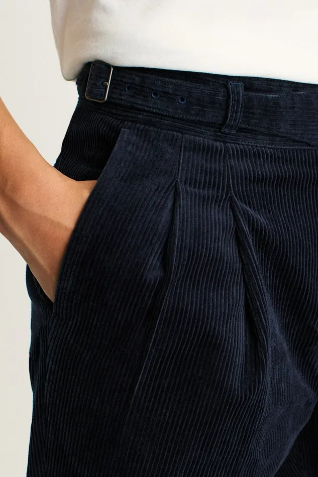 Men Bonobos Dress Pants Italian Gurkha Trouser Navy Blue Corduroy Men Bonobos Dress Pants Italian Gurkha Trouser Navy Blue Corduroy