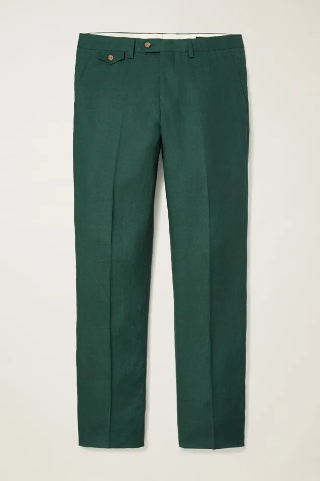 Men Bonobos Dress Pants Jetsetter Italian Linen Dress Pant Mineral Green