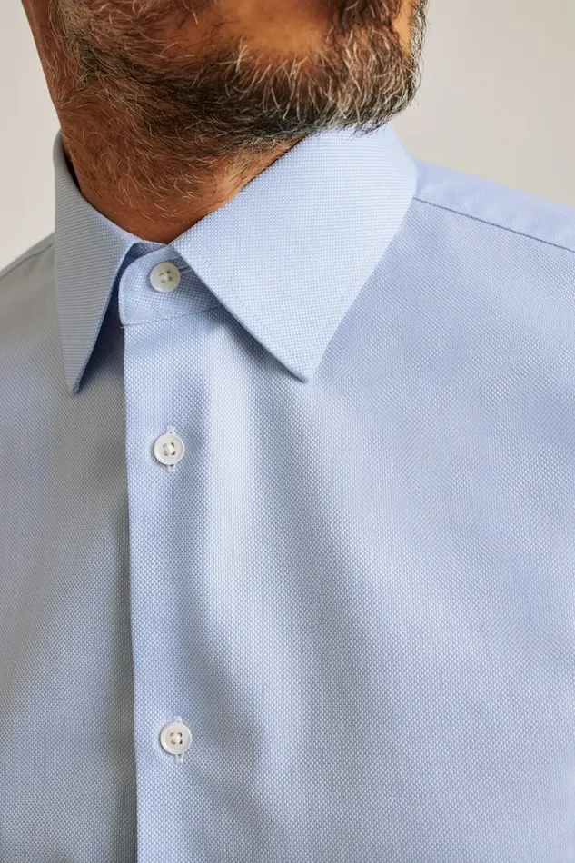 Men Bonobos Formal Dress Shirts Simple and Stylish Bonobos Jetsetter Premium Cotton Dress Shirt Blue Dobby