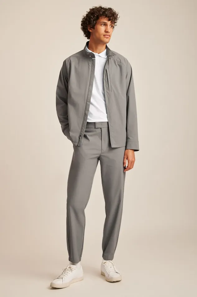 Men Bonobos Golf Outerwear and Layering Tour Harrington Golf Jacket Lava Smoke Dark Grey Men Bonobos Golf Outerwear and Layering Tour Harrington Golf Jacket Lava Smoke Dark Grey
