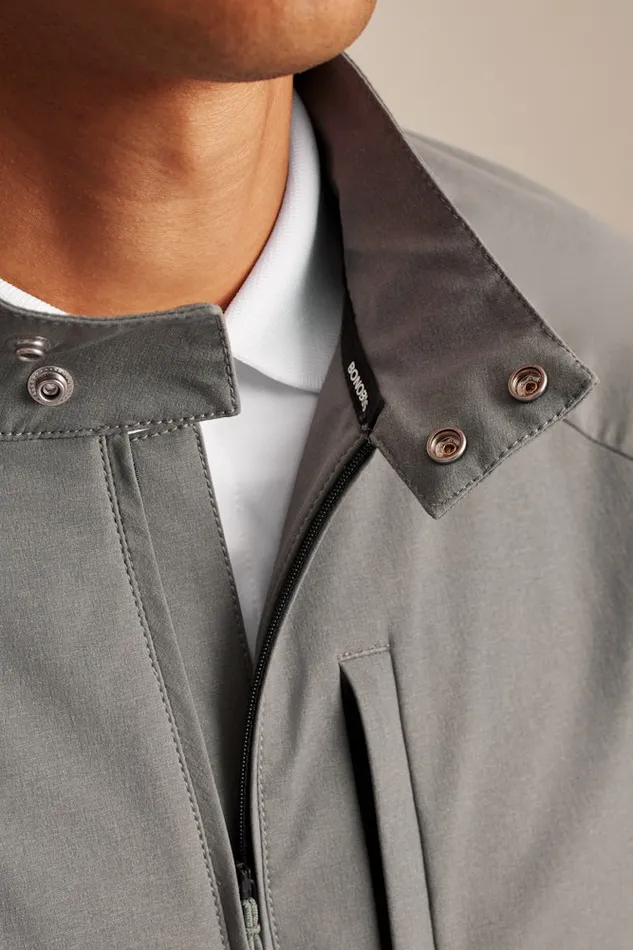 Men Bonobos Golf Outerwear and Layering Tour Harrington Golf Jacket Lava Smoke Dark Grey Men Bonobos Golf Outerwear and Layering Tour Harrington Golf Jacket Lava Smoke Dark Grey
