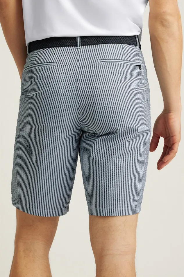 Men Bonobos Golf Shorts Performance Seersucker Golf Short Bluesy Stripe