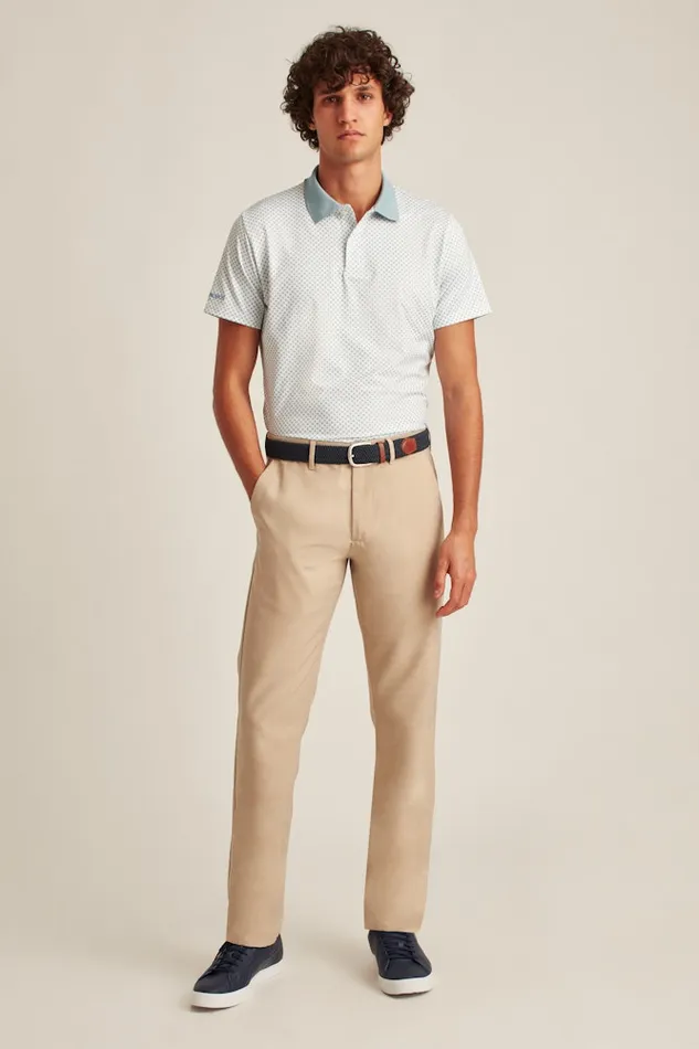 Men Bonobos Joggers and Athleisure Performance Link Golf Pants Khaki Heather