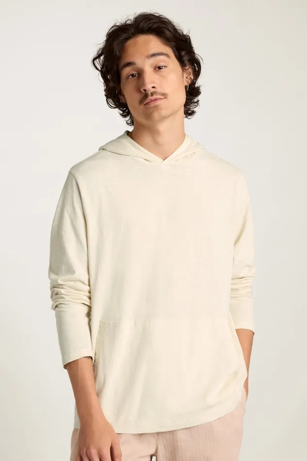Men Bonobos Sweatshirts and Hoodies SunFaded Hoodie For Men Coconut Milk Men Bonobos Sweatshirts and Hoodies SunFaded Hoodie For Men Coconut Milk
