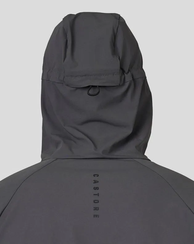 Men Castore Jackets Flex Woven Elevated Jacket 8211 Gunmetal