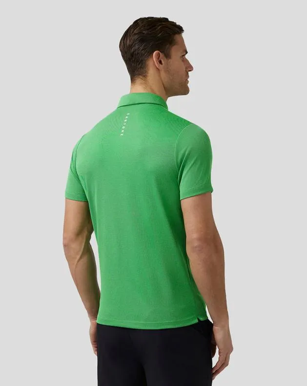 Men Castore Polos Golf Engineered Knit Polo 8211 Green