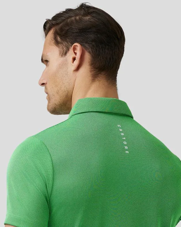 Men Castore Polos Golf Engineered Knit Polo 8211 Green