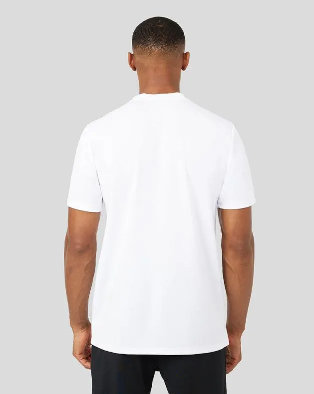 Men Castore Tops White Short Sleeve Core Training Tee