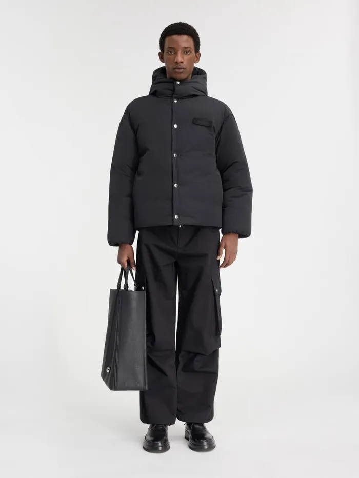 Men Coats and Jackets JACQUEMUS The Puffer Jacket Black