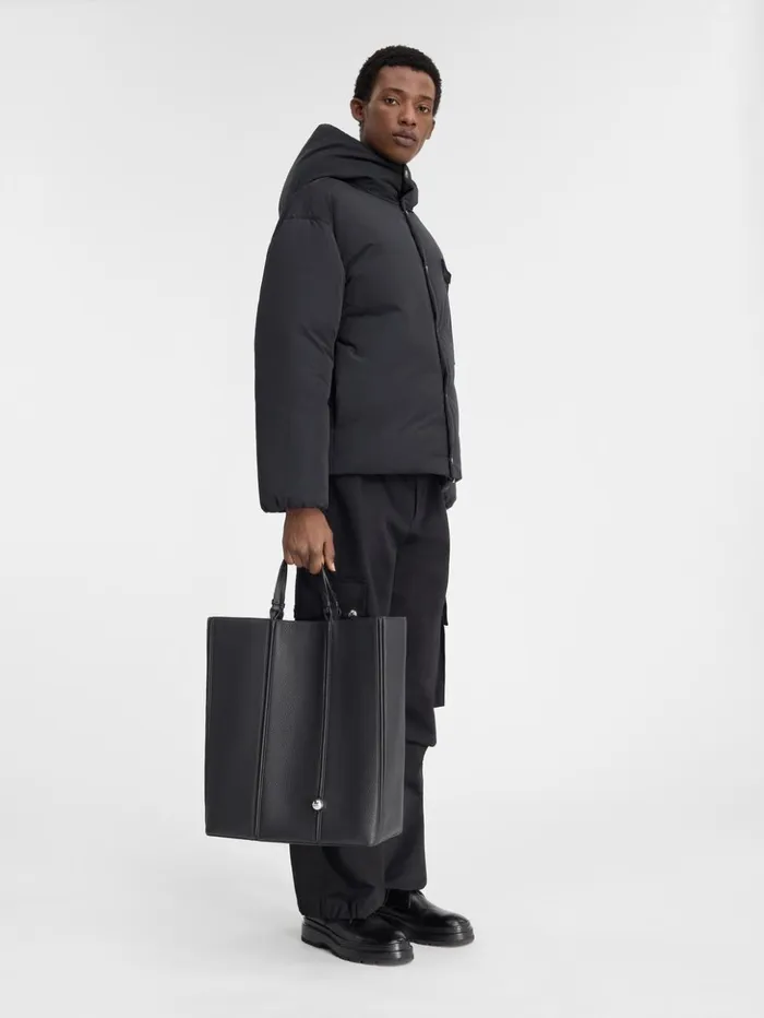 Men Coats and Jackets JACQUEMUS The Puffer Jacket Black Men Coats and Jackets JACQUEMUS The Puffer Jacket Black