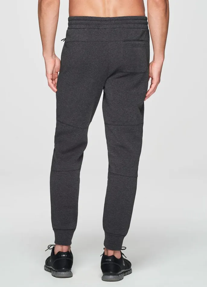 Men Everyday Fleece Zip Pocket Jogger Charcoal RBX Active Pants