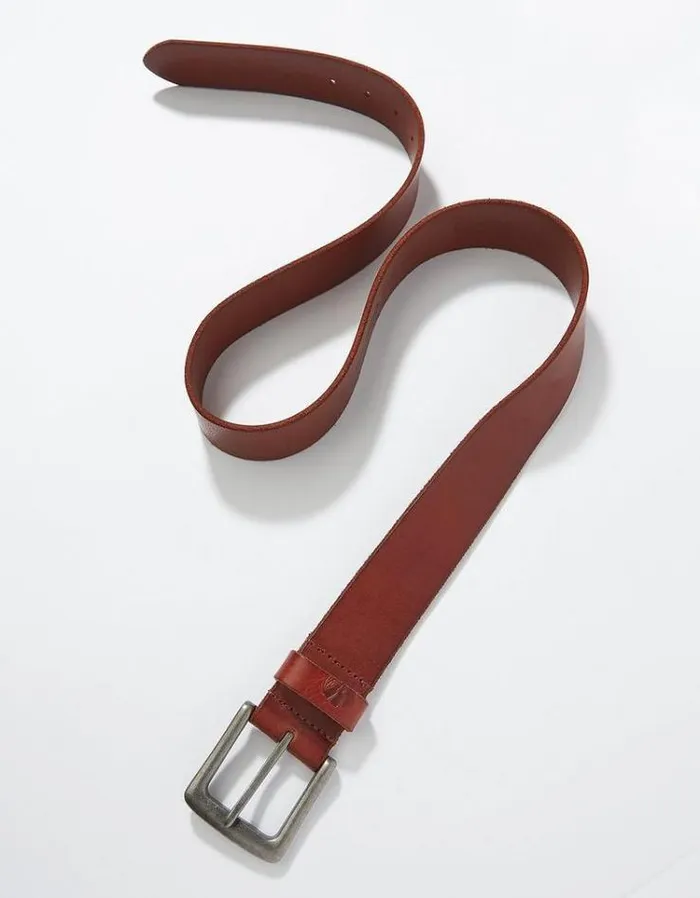 Men FatFace Belts Italian Leather Belt Tan