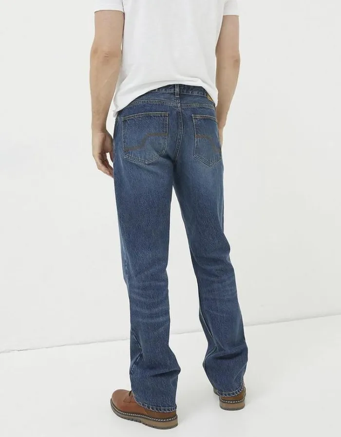 Men FatFace Jeans Bootcut Jeans Indigo Blue