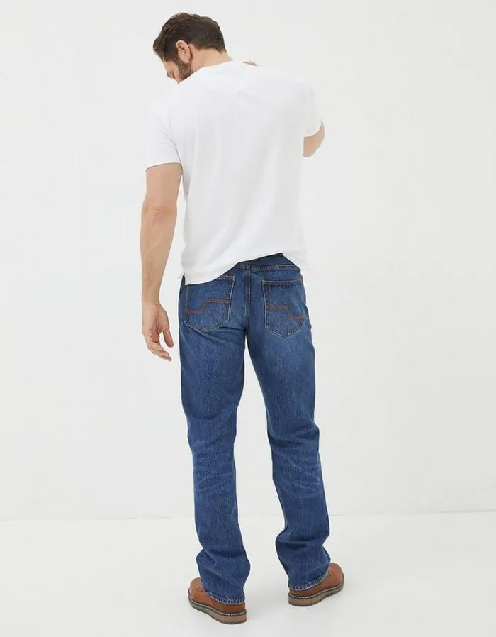 Men FatFace Jeans Bootcut Jeans Stone Wash